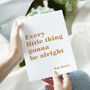 Minimalist Personalised Quote Print, thumbnail 7 of 8