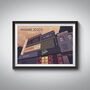 Madame Jojo's London Travel Poster Art Print, thumbnail 1 of 8