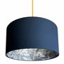 Indigo Vintage Rainforest Lampshades In Deep Space Navy, thumbnail 2 of 6