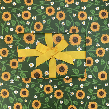 Sunflower Wrapping Paper, 3 of 11