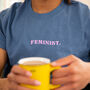 'Feminist' Mens Tshirt, thumbnail 2 of 11