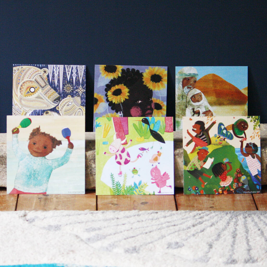 Gift For Young Artists Six Children's Art Prints By Lantana