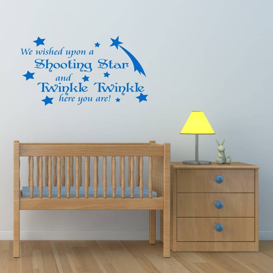 Baby S Nursery Quote Wall Sticker By Mirrorin Notonthehighstreet Baby S Nursery Quote Wall Sticker