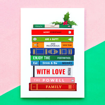 Personalised Books Christmas Card Packs, 2 of 5