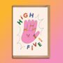 High Five Celebration Greeting Card, thumbnail 1 of 2