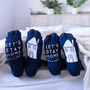 Personalised Lets Stay Home Socks, thumbnail 1 of 4