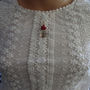 Rutilated Quartz And Ruby Pendant Necklace, thumbnail 2 of 6