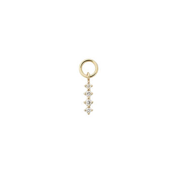 Cascade Crystal Earring Charm, 3 of 5