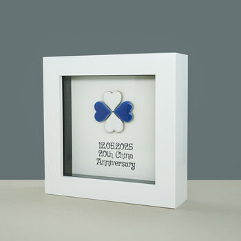 Personalised 20th China Anniversary Frame Gift, 3 of 5
