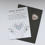 Rose Quartz Polished Heart For Love And Compassion, thumbnail 3 of 4