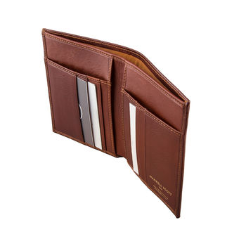 Handmade Luxury Leather Wallet. 'The Salerno', 8 of 12