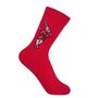 Alice's Adventures In Wonderland Women Sock White Rabbit, thumbnail 2 of 4