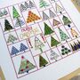 Oh Christmas Tree Festive Embroidery Kit, thumbnail 2 of 10
