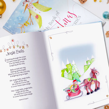 Christmas Nursery Rhymes And Personalised Poems Book, 7 of 9