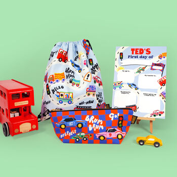 Cars And Trucks Personalised Kids Bag, 5 of 5