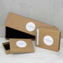 Willow Sterling Silver Triangle Stud Earrings, thumbnail 4 of 4