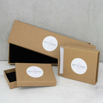 Willow Sterling Silver Triangle Stud Earrings, 4 of 4