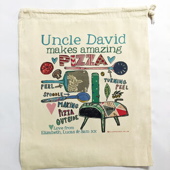 Personalised Pizza Oven Tools Bag, 5 of 12