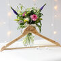 Personalised Bride And Groom Wooden Wedding Hanger, thumbnail 1 of 5