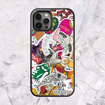 Stickerbomb 420 iPhone Case, 3 of 4