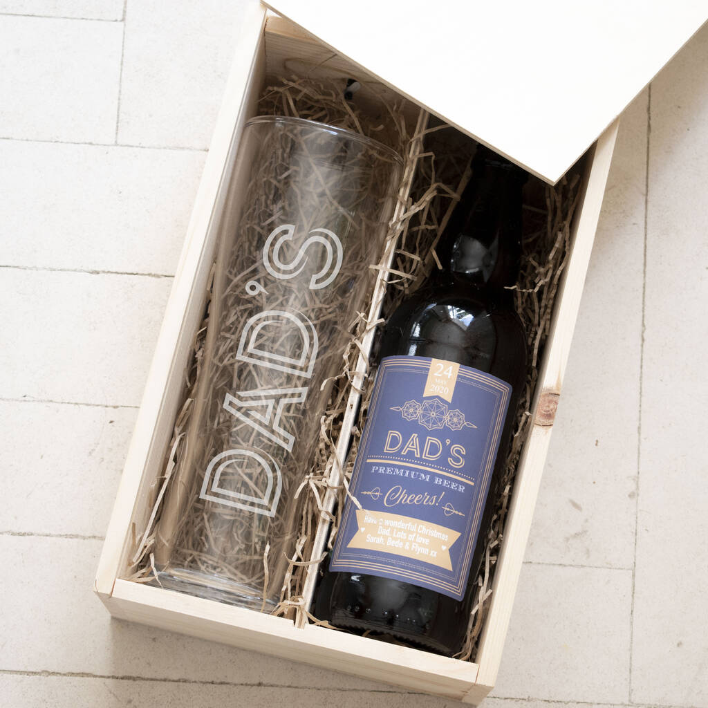 beer lover gift set by oh so cherished