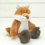 Fox Hand Puppet With Matching Mini Toy, thumbnail 3 of 4