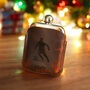 Personalised Buffalo Leather Sports Hipflask, thumbnail 1 of 12