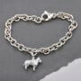 German Shepherd Silver Dog Charm, thumbnail 5 of 11