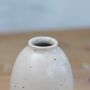 Handmade Stone Medium Ceramic Vase, thumbnail 8 of 9