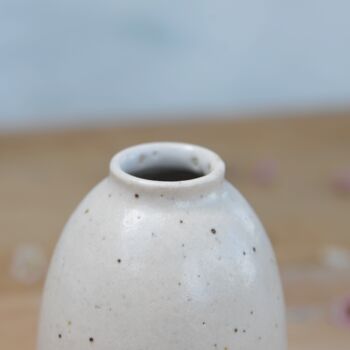 Handmade Stone Medium Ceramic Vase, 8 of 9