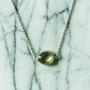 Cressida Necklace Green Amethyst Silver, thumbnail 1 of 2