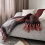 Zapotec Soft Black Recycled Throw, thumbnail 8 of 8