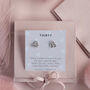 30th Birthday Earring Studs, thumbnail 5 of 5