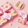 Pink Heart Wrapping Paper Set, thumbnail 6 of 6