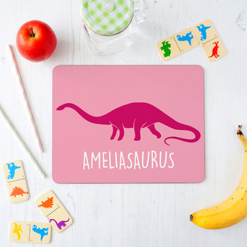 Children's Personalised Dinosaur Placemat, 2 of 12