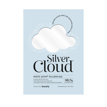 Silver Cloud White Satin Pillowcase Four Pack, 9 of 9