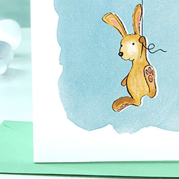 Rabbit Third Birthday Card, 2 of 8