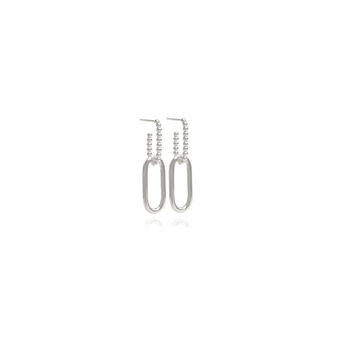 Contrasting Double Link Earrings, 7 of 7