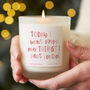 Affirmation Gift For Her Today I Won't Stress Candle, thumbnail 1 of 10