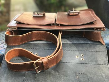 Brown Leather Satchel, 6 of 7