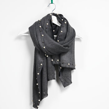 Personalised Cashmere And Pearl Shawl, 6 of 12