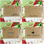 Handmade Christmas Card Pack, Pack Of Christmas Cards, thumbnail 2 of 6