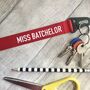 Personalised Thank You Teacher Keyring Clip, thumbnail 2 of 4