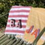 Personalised Initial Beach Towel, thumbnail 5 of 10