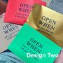 Open When Envelopes For Christmas Advent Calendar, thumbnail 4 of 4