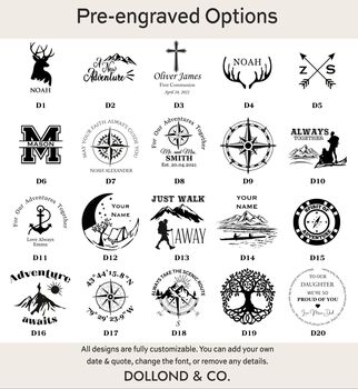 Personalised 60th Birthday Gimbal Compass Gift, 9 of 10