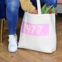 Personalised Special Date Classic Canvas Shopper, thumbnail 1 of 4