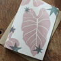 Elephant’s Ear And Stars Greetings Card, thumbnail 3 of 4