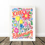 Unicorn And Floral Nursery Print Set – Set Of Three Whimsical Wall Art Prints, thumbnail 9 of 10