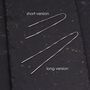 Sterling Silver Minimalist Long Ear Threader Double Ear Threader, thumbnail 4 of 10